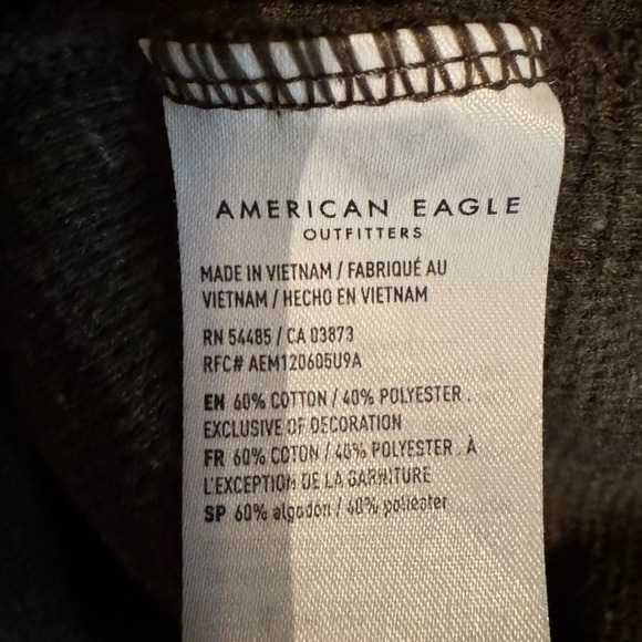 Vintage Y2K American Eagle Mens Thermal Shirt Medium Outdoors Long Sleeve - Picture 5 of 6